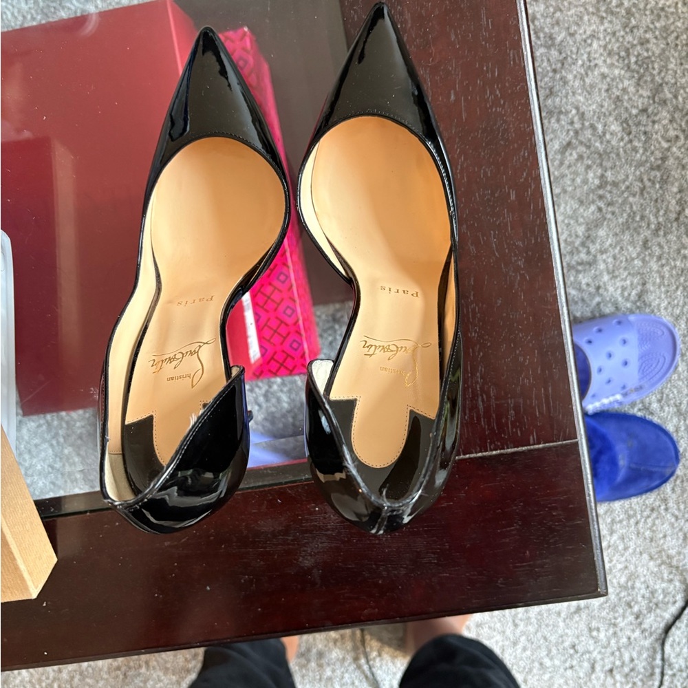 Christian Louboutin Black Patent Iriza